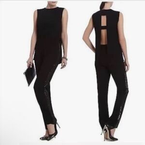 Chic Black Sleeveless Jumpsuit